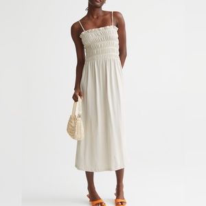 H&M Smocked Jersey Dress